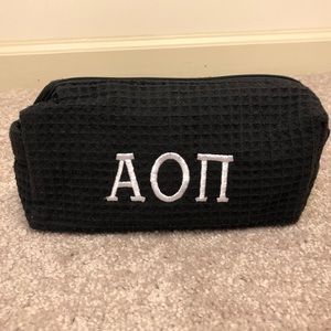 Alpha Omicron Pi (AOII) Makeup/Toiletry Bag